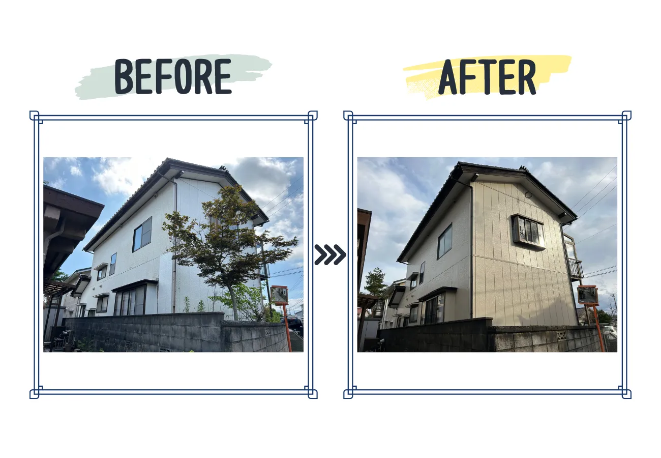 【富山県富山市】先頃の施工例をご紹介！～O様邸外壁塗装のご依頼～