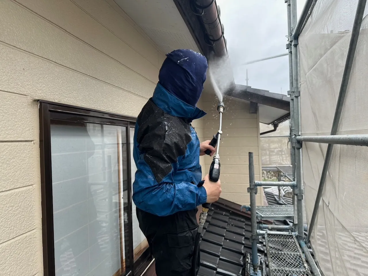 外壁　高圧洗浄
