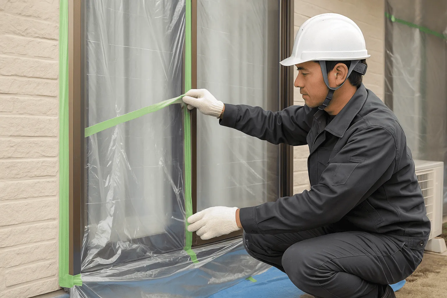 外壁塗装の「養生」の役割とは？よくある失敗と対策をプロが解説！
