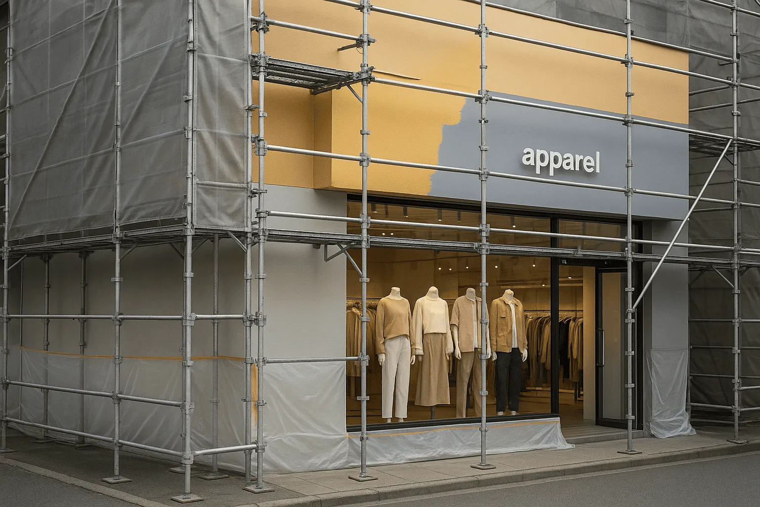 店舗の外壁塗装は営業しながらでも可能？店舗ならではの注意点を解説